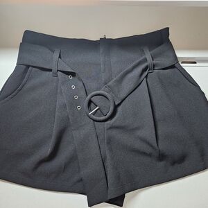 Black Dress Up Shorts